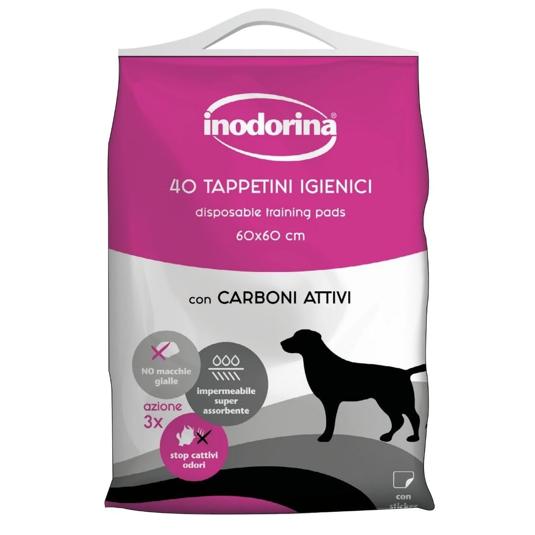 Inodorina Tappetini Igienici Cani 60x90cm 40 Pezzi Neutro