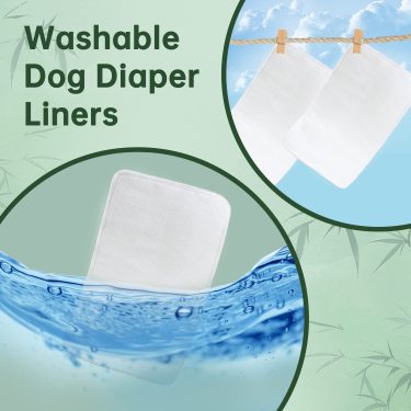 Wegreeco Dog Diapers Inserti Cane Lavabili Pacco 10 Assorbenti
