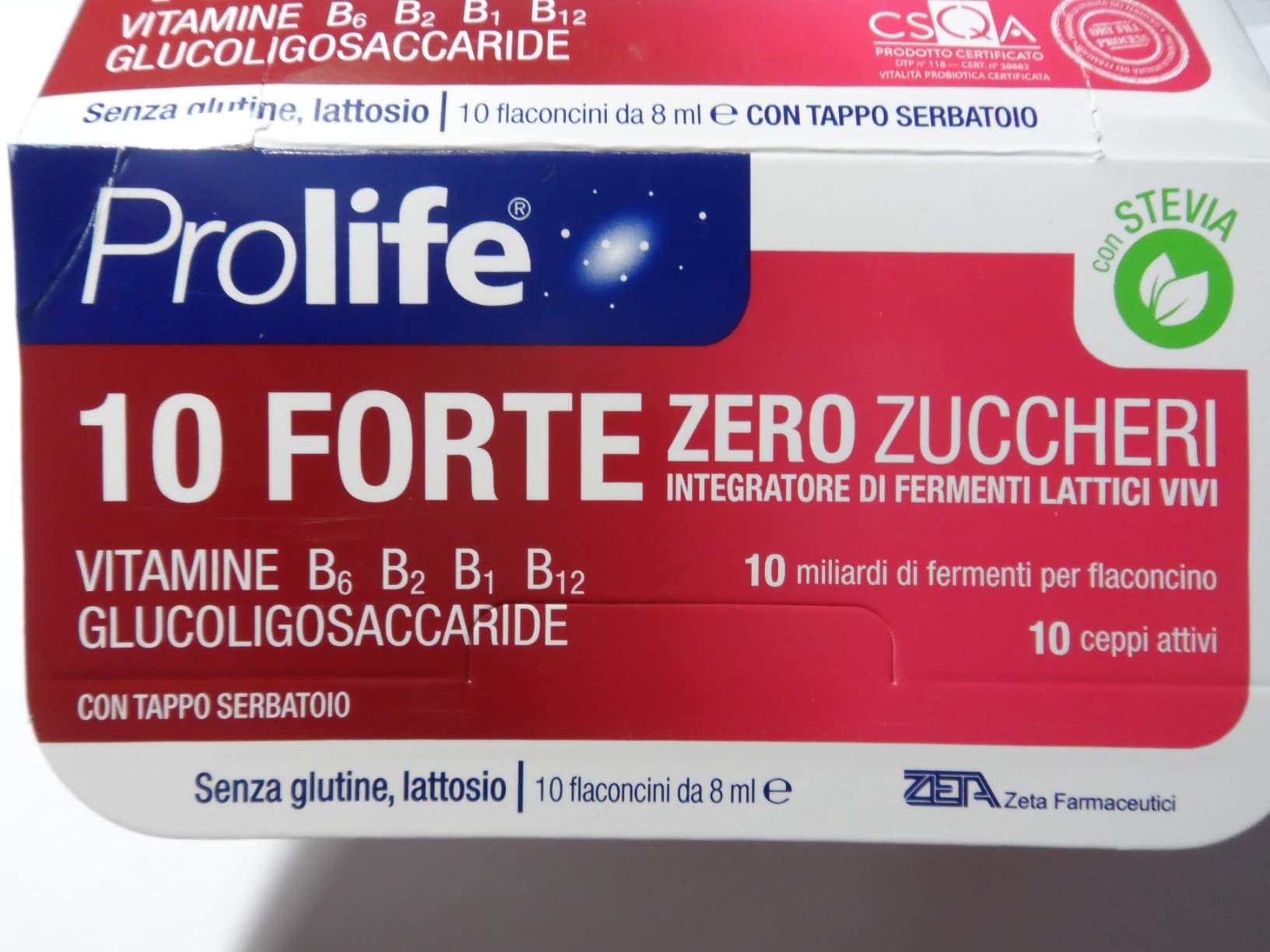 Prolife 10 Forte senza zucchero fermenti lattici 80 ml