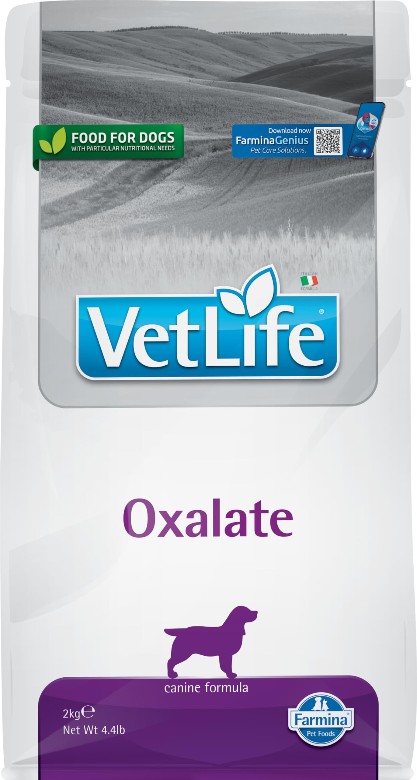 Farmina Vet Life Crocchette Cane Oxalate Adult 2kg