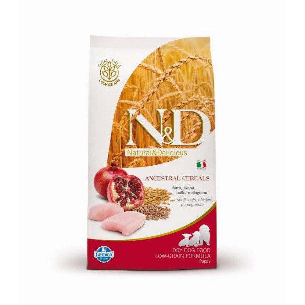 Farmina N&D Ancestral Grain Pollo Melograno crocchette puppy 12kg