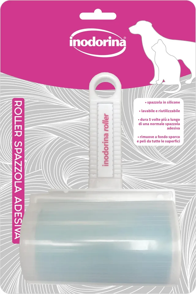 Inodorina Casa Roller Togli Peli Silicone Lavabile Cani Gatti