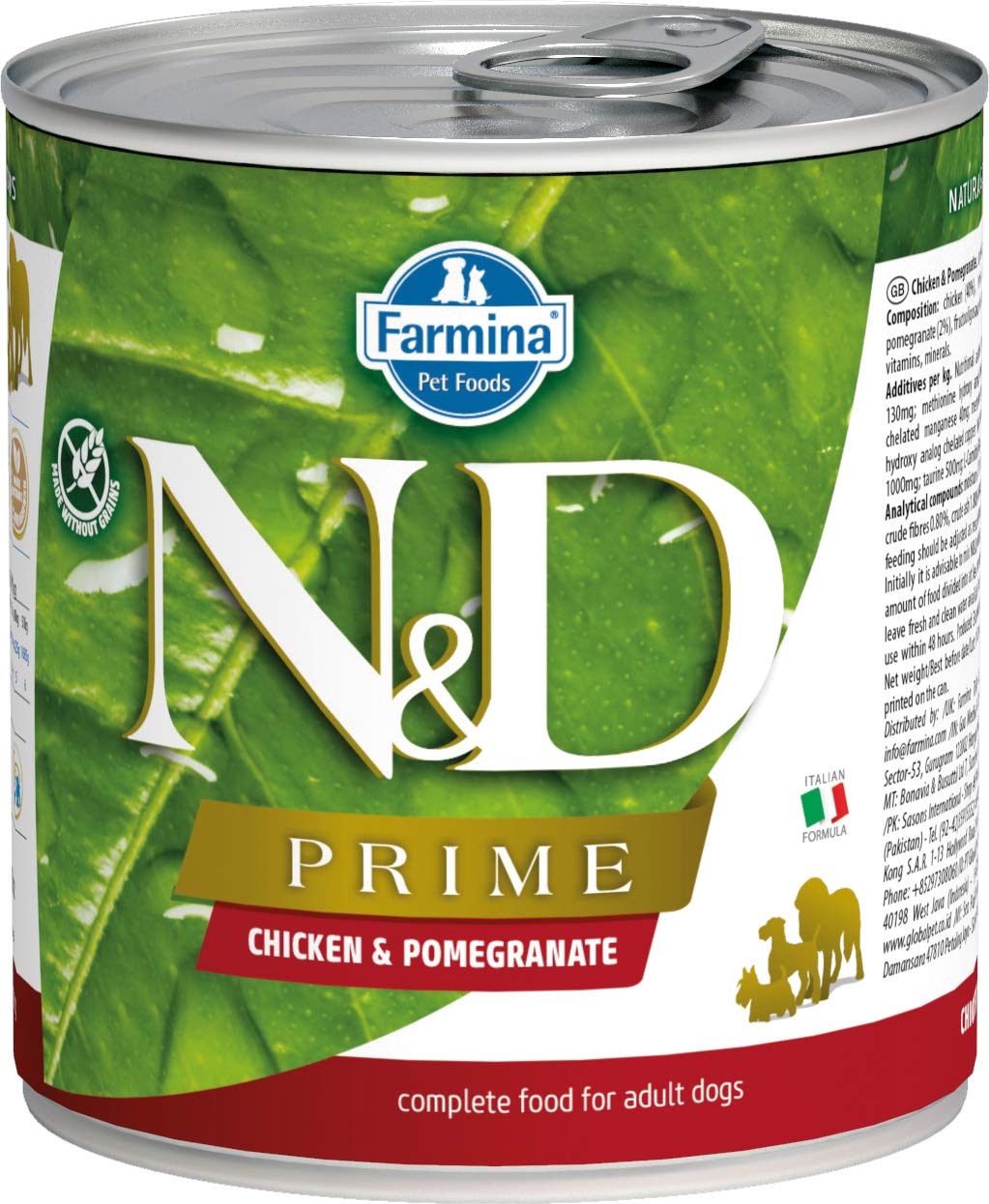 Farmina N&D Prime pollo melograno umido cane Adult 285g