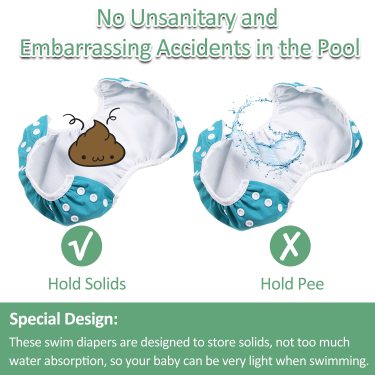 Wegreeco Baby Diapers costume contenitivo 3 pack multi prints