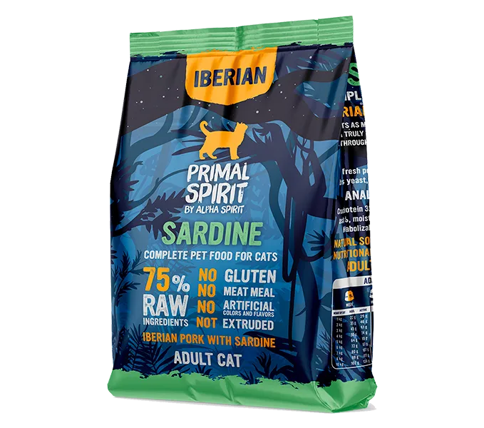 Primal Spirit Iberian Sardine crocchette gatti 1 kg sardina