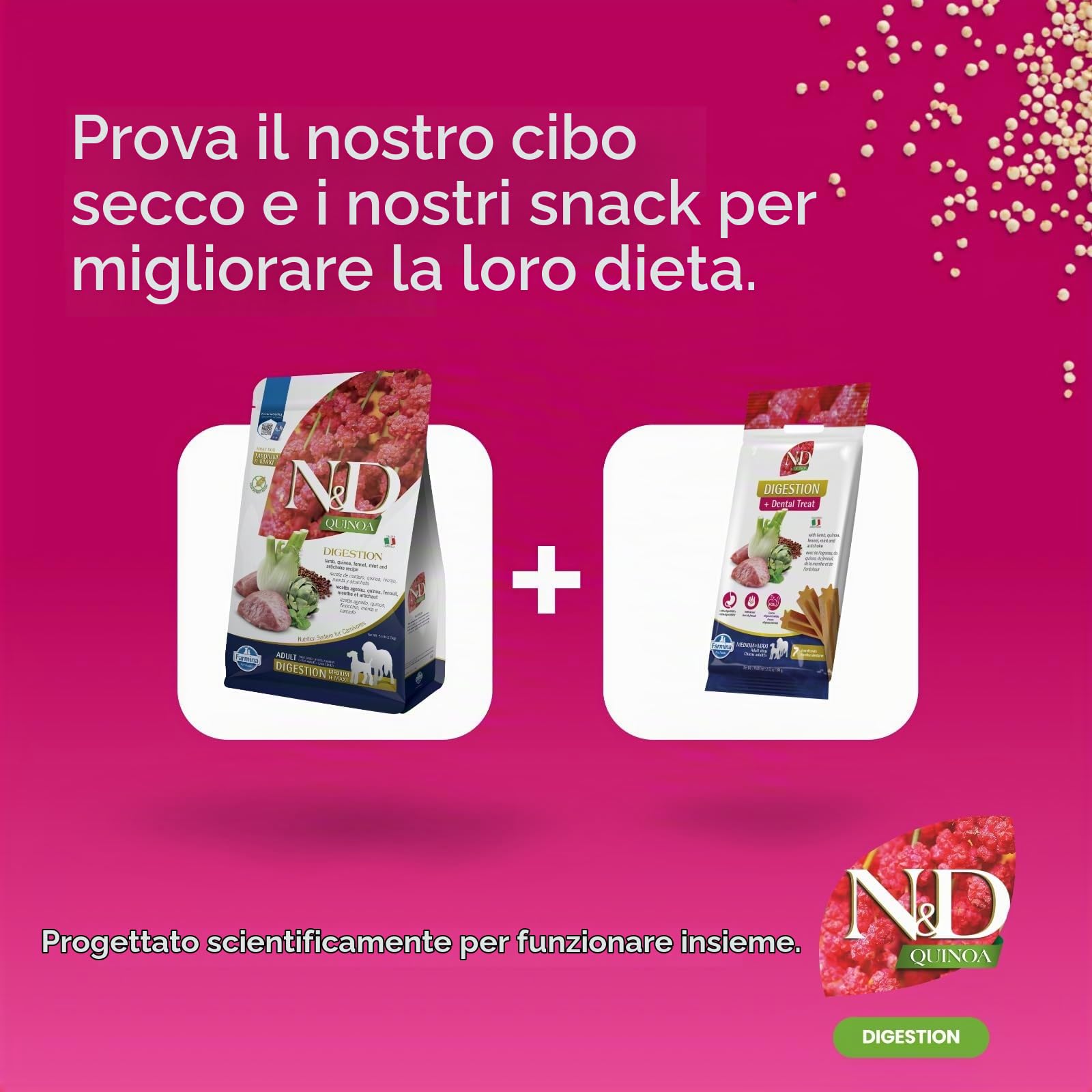 Farmina N&D Quinoa Fresh Breath Treat agnello 15 pezzi alito