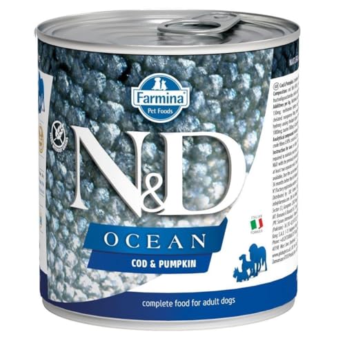 Farmina N&D Ocean Merluzzo Umido Cane Zucca 6x285g