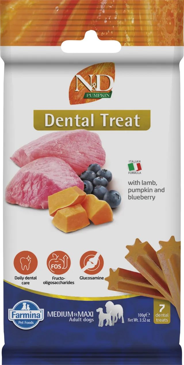 Farmina N&D Pumpkin treat agnello cane Adult 15 pezzi