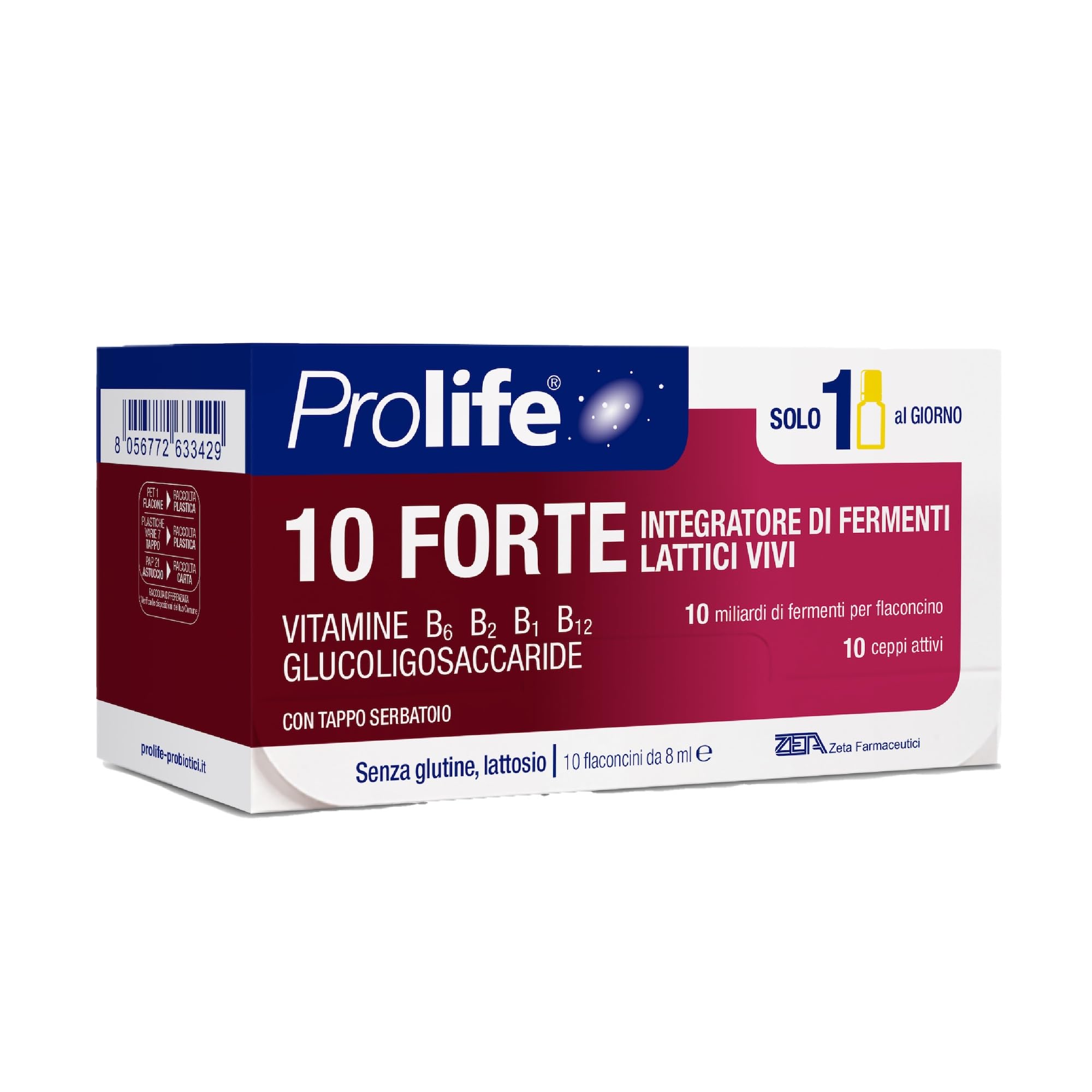 Prolife 10 Forte senza zucchero fermenti lattici 80 ml