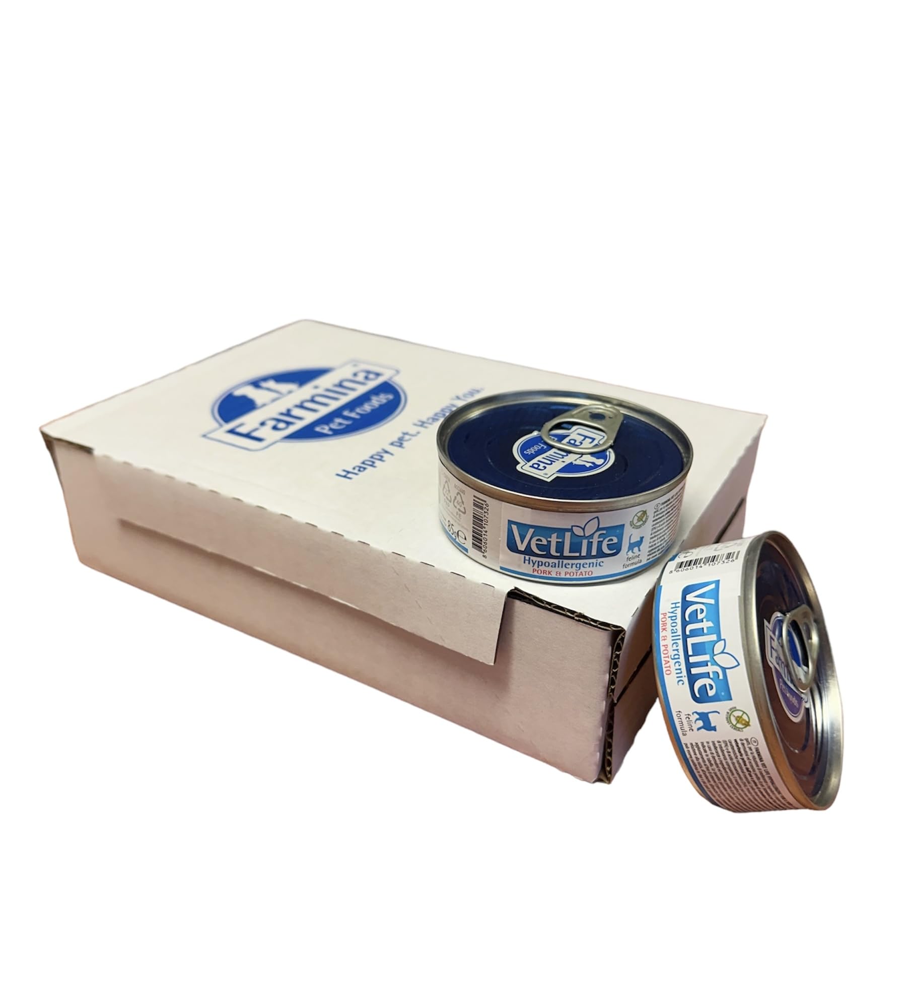 Farmina Vet Life Hypoallergenic umido gatto Maiale Patata 12x85g