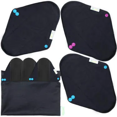 wegreeco For Women assorbenti lavabili donna 6 pezzi con wet bag