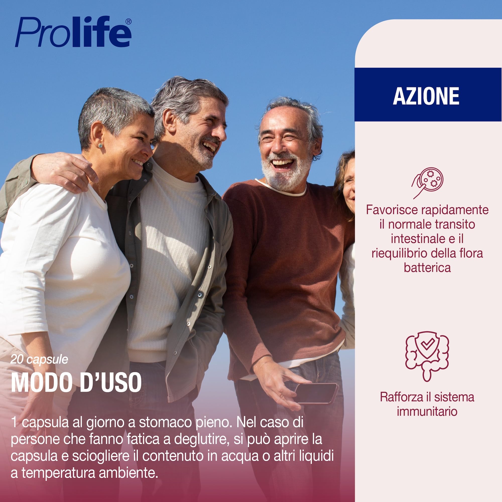 Prolife 10 Forte Fermenti Lattici Integratore 20 capsule