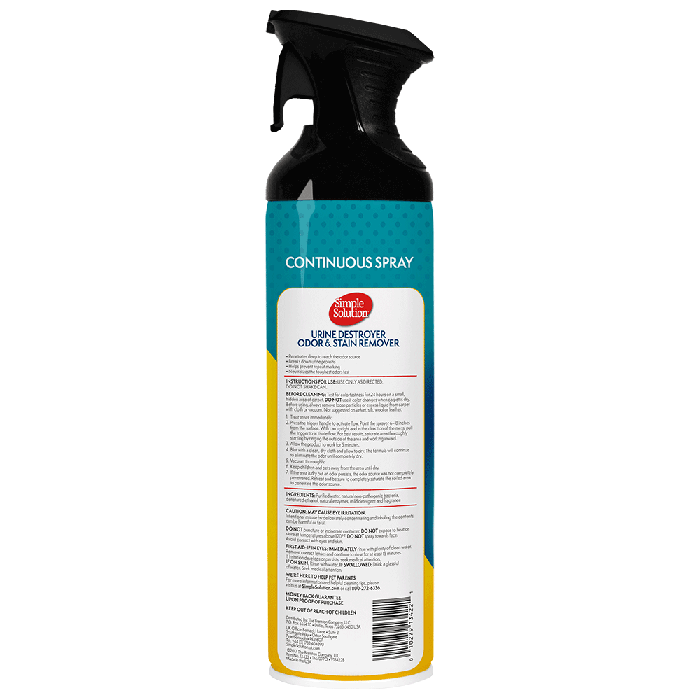 Simple Solution Urine Destroyer Spray Urina Cane Gatto