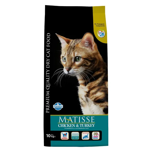 Farmina Matisse Pollo e Tacchino crocchette gatto 10 kg adulti