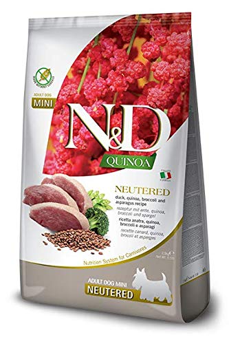Farmina N&D Quinoa anatra crocchette cane sterilizzato 7 kg