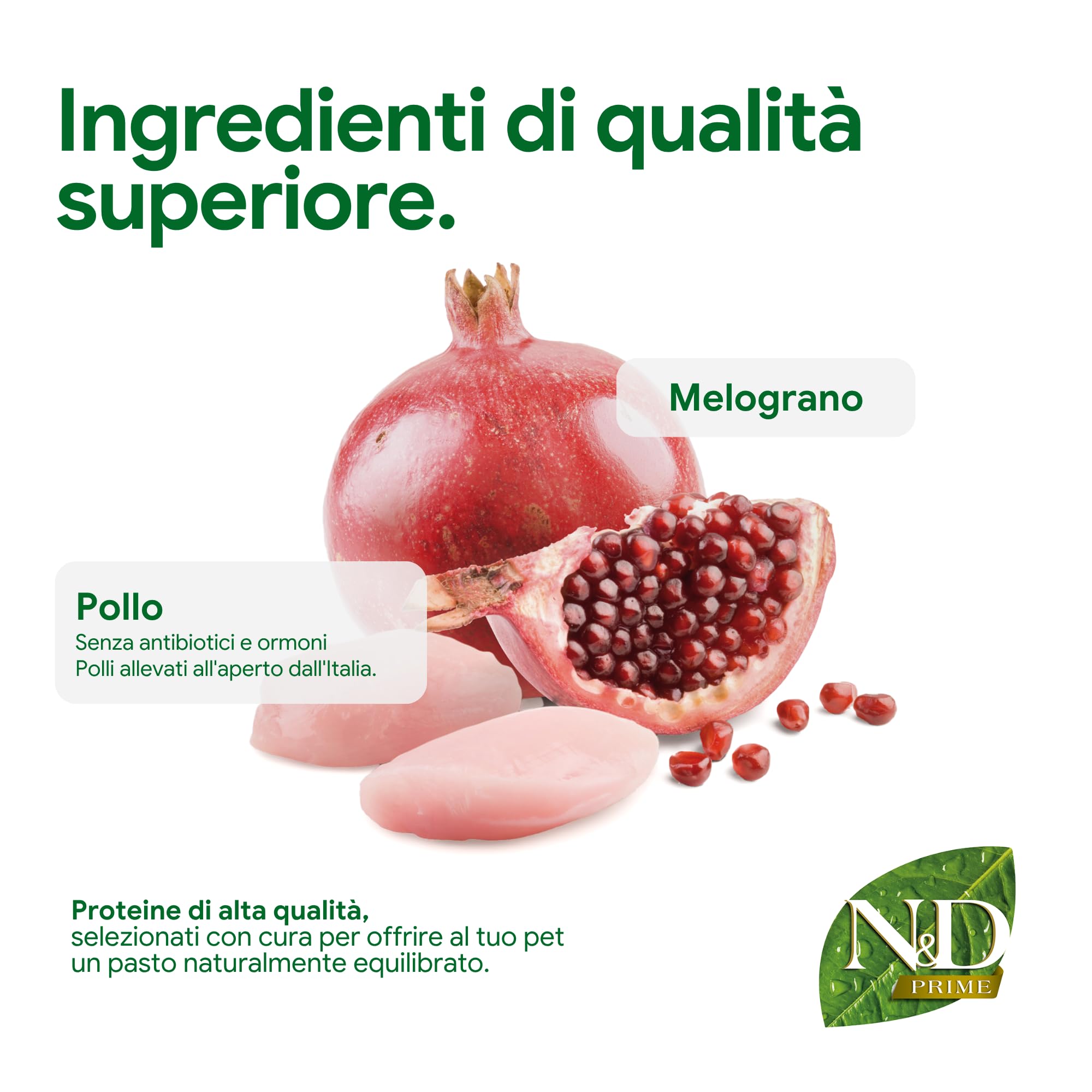 Farmina N&D Prime Pollo Melograno Crocchette Gatto 5kg