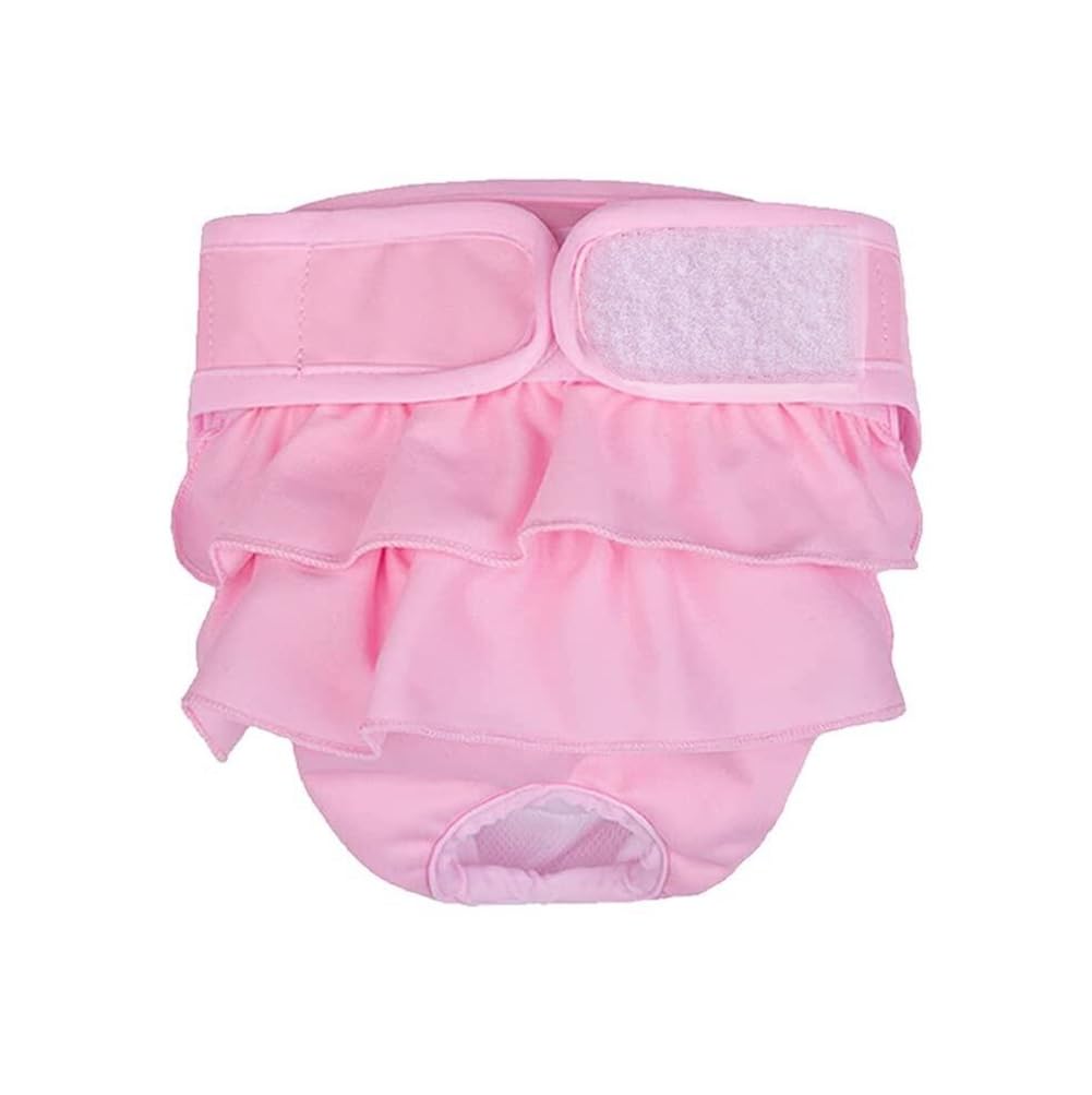 Bepetmia Pannolini lavabili per cani mutandine rosa M 40-50 cm