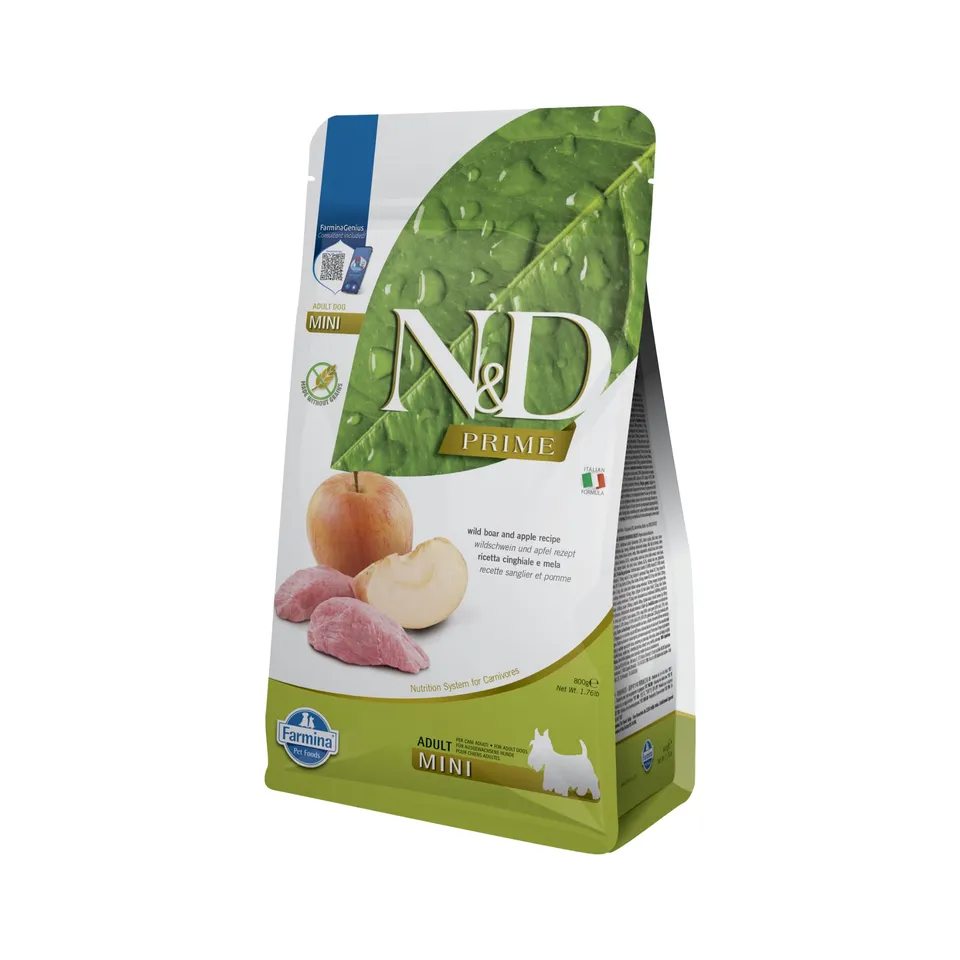 Farmina N&D Prime cinghiale crocchette cane mini 800 g