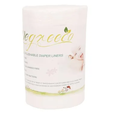 Wegreeco Baby Diapers Veline Bambù Pannolini 100 Fogli Non Profumati