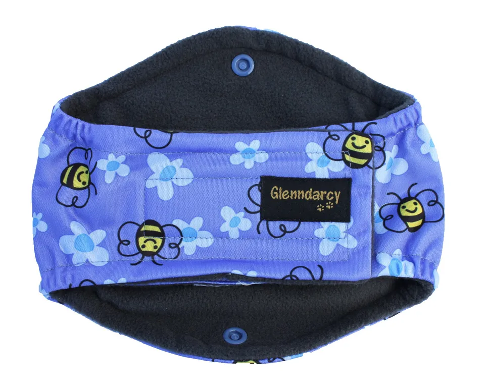 Glenndarcy Diamond Belly Band fascia cane M lungo Buzzy Bees