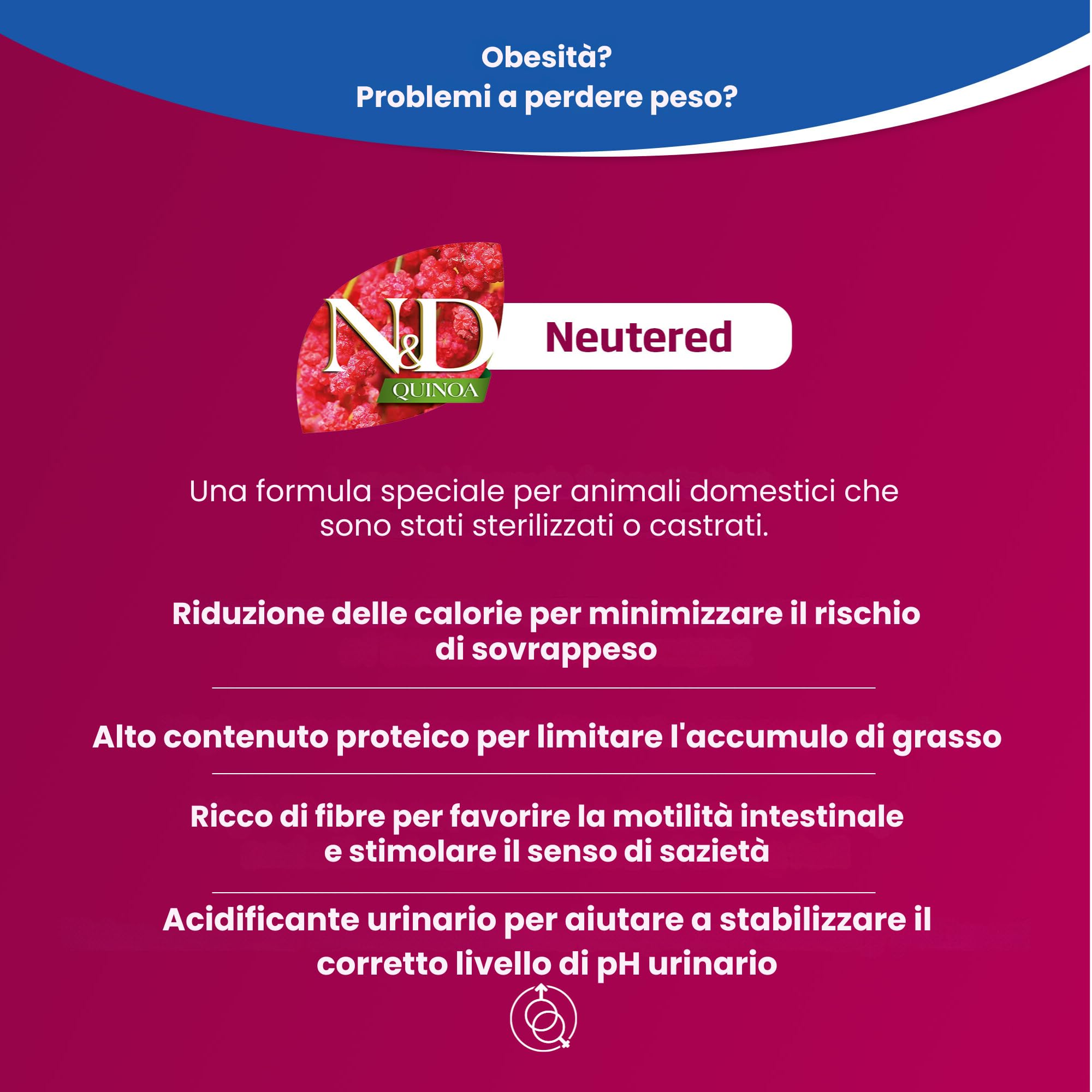 Farmina N&D Quinoa Neutered Crocchette Gatto Anatra Sterilizzati