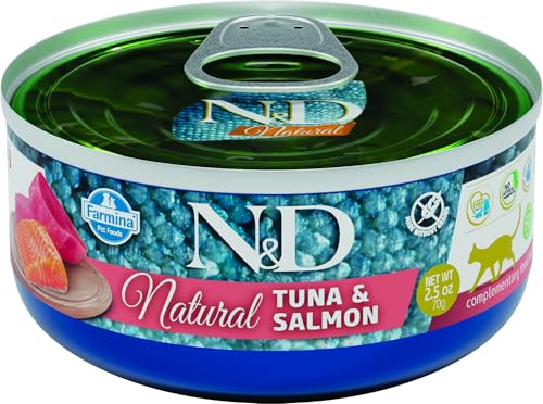 Farmina N&D Natural tonno salmone umido gatto 70 gr