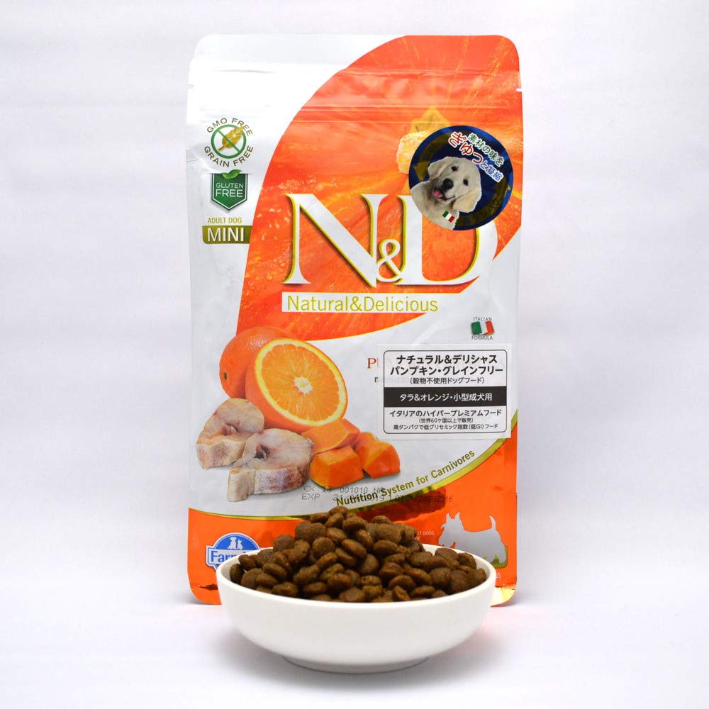 Farmina N&D Pumpkin Crocchette Merluzzo Arancia Mini 800 g